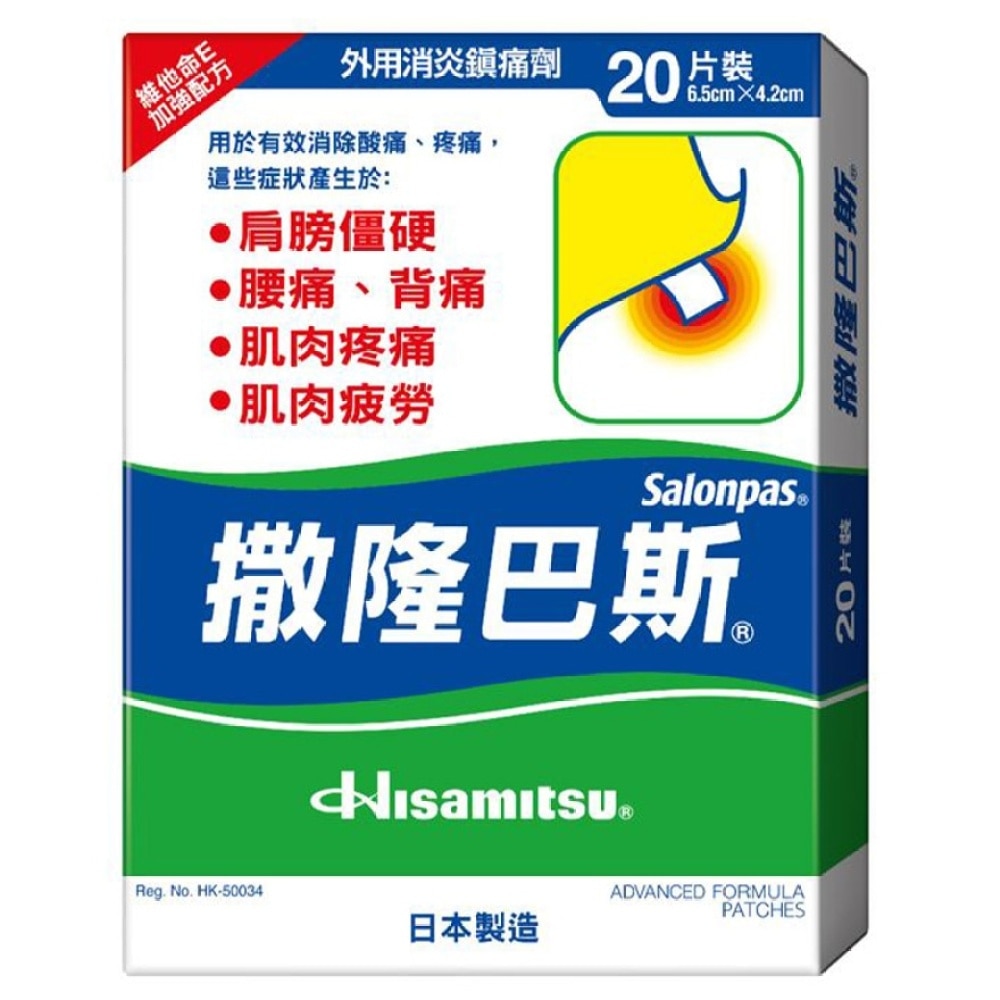 SALONPAS ADVANCED PLASTER 20S