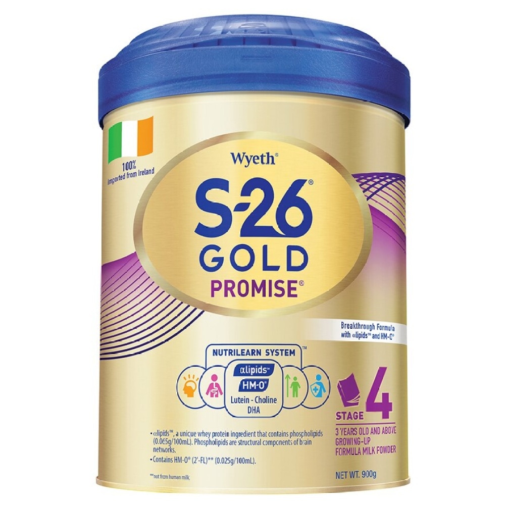 Wyeth® S-26® GOLD Stage 4 900g (S26, HMO)