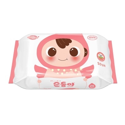 SOONDOONGI FRAGRANCE FREE BABY WIPES 20S