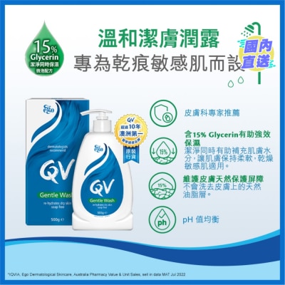 QV 温和洁肤润露 500克