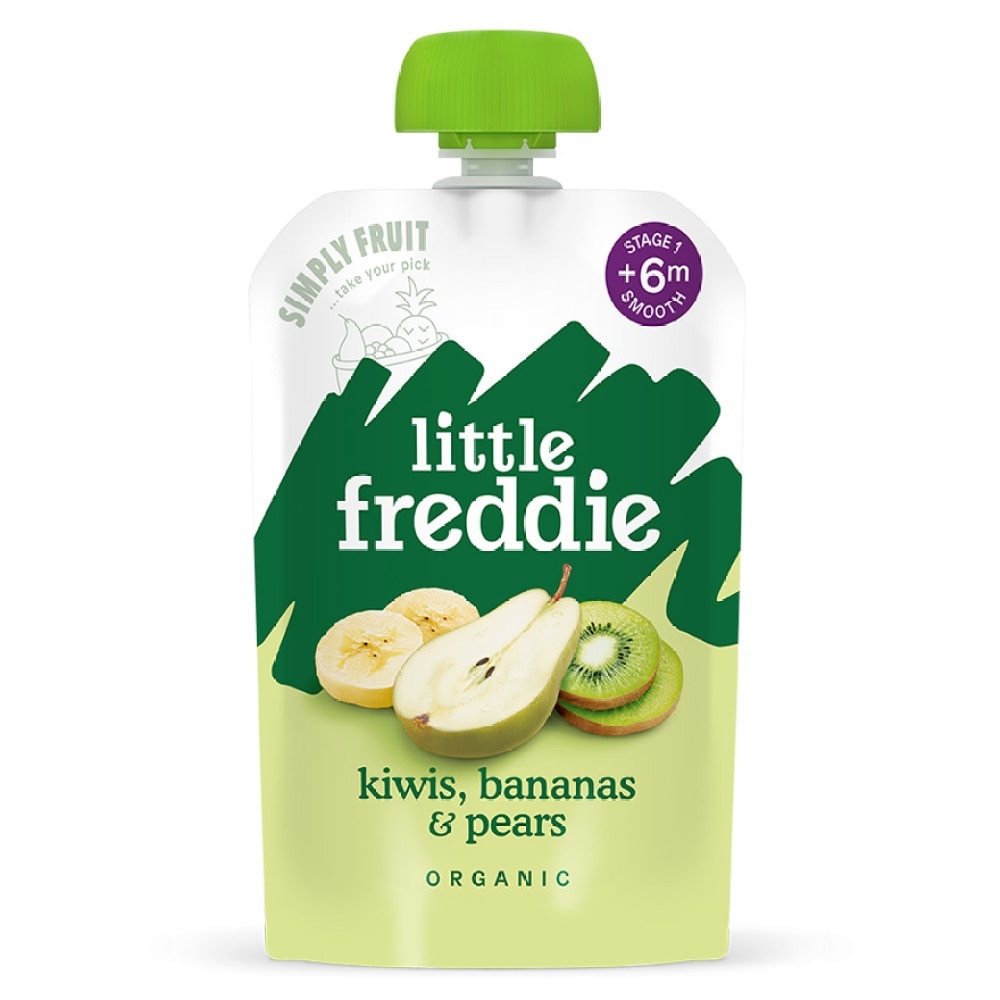 Organic Zesty Kiwis, Bananas & Pears (100g)