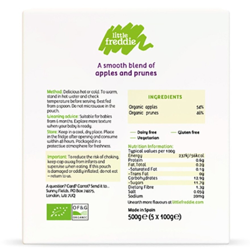 Organic Balanced Prunes & Apples - Multipack (5×100g) image