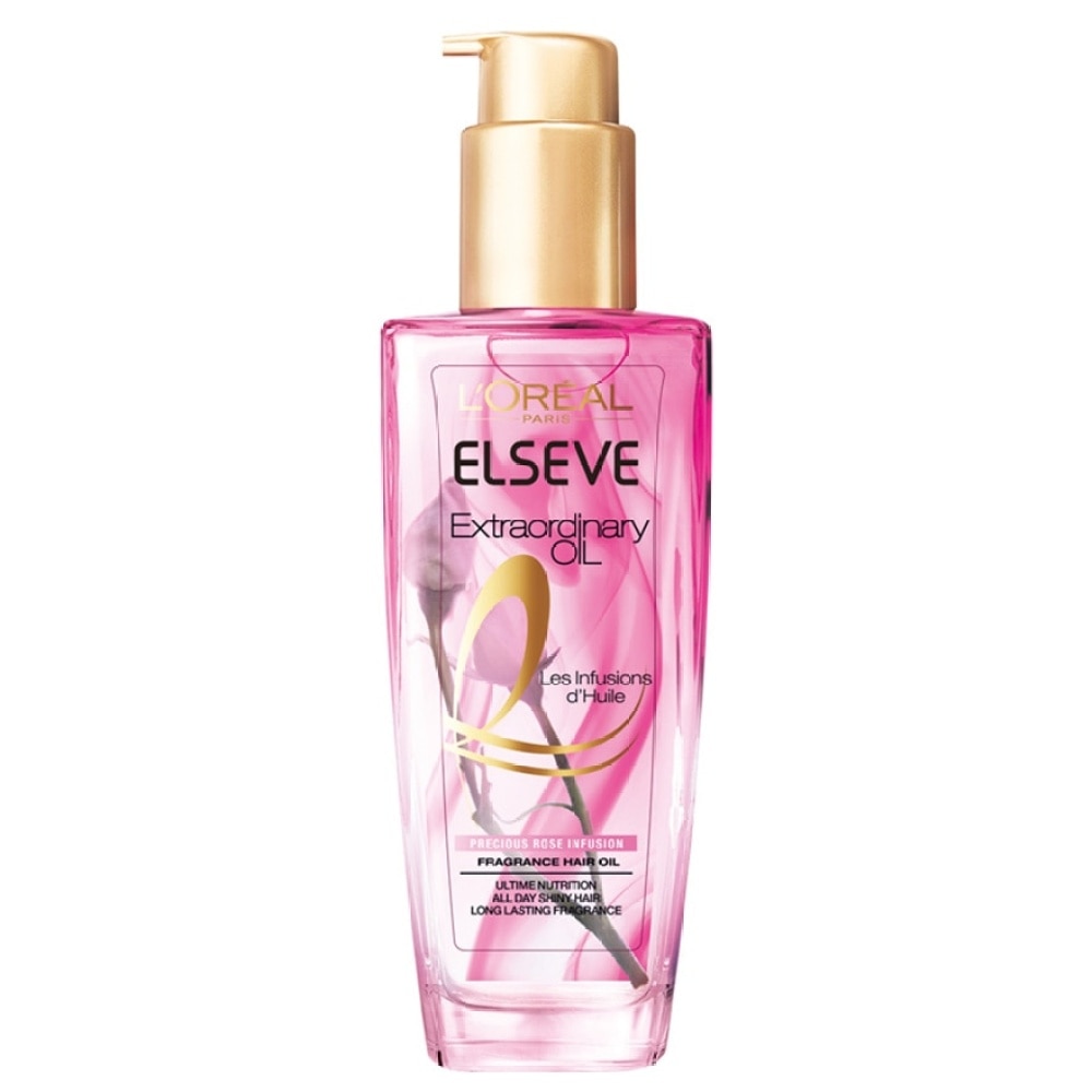 Elseve Extraordinary Oil Infusion Oil Rose 100ml (Japan Hot-selling Hair Oil)