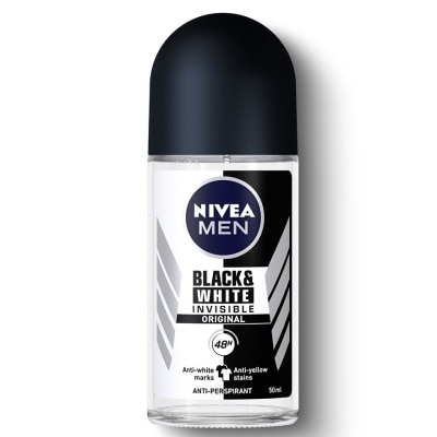 NIVEA NIVEA Deo Roll on, Invisible Black & White Power 50ml