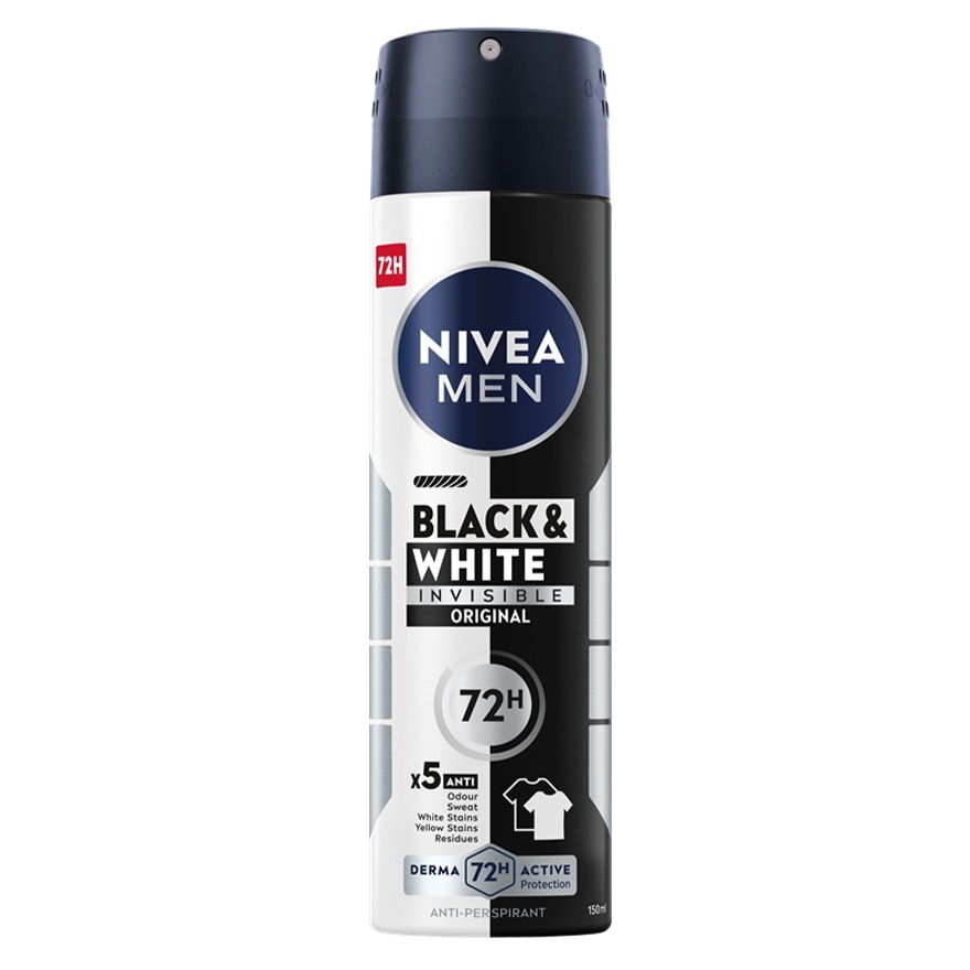 Invisible Black & White Power Spray 150ml