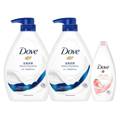 DOVE BM BATH 1L X 2 + PP