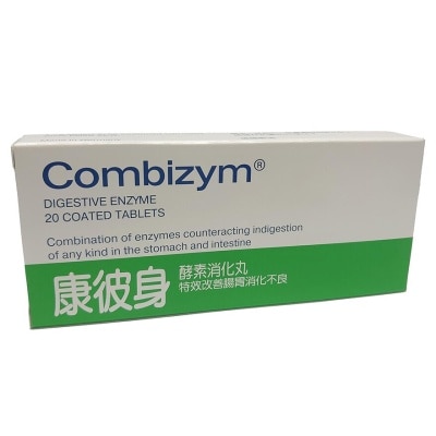 COMBIZYM Combizym® Digestive Enzyme Coated Tablets, 20's