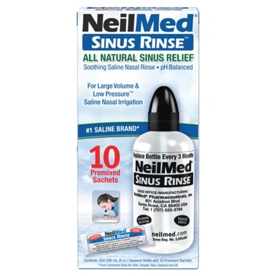 NEILMED NEILMED SINUS RINSE STARTER KIT with 10'S RINSE MIX