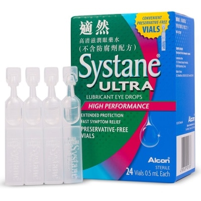 爱尔康 适然高清 Systane Ultra 滋润眼药水24支无防腐剂装