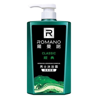 ROMANO Refreshing & Deodorizing Shower Gel (Classic) 600ml