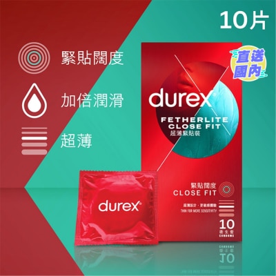 DUREX Durex Fetherlite Close fit 10s