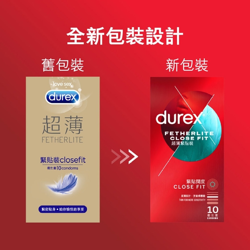 Durex Fetherlite Close fit 10s