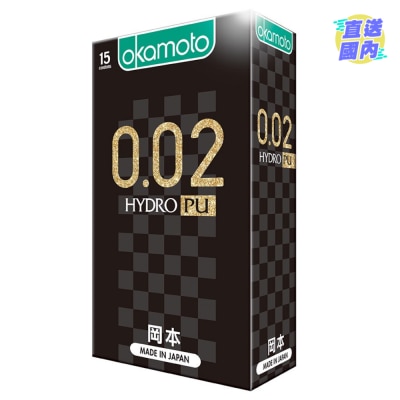 OKAMOTO Okamoto 0.02 Hydro Polyrethane 15's