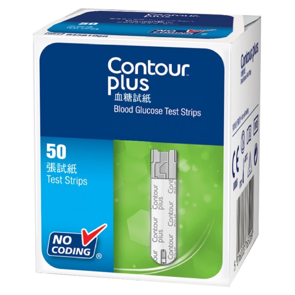 CONTOUR®PLUS 血糖測試紙