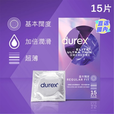DUREX Durex Elite Ultra Thin Condom 15s