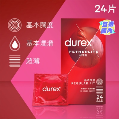 DUREX Durex Fetherlite Condom 24s