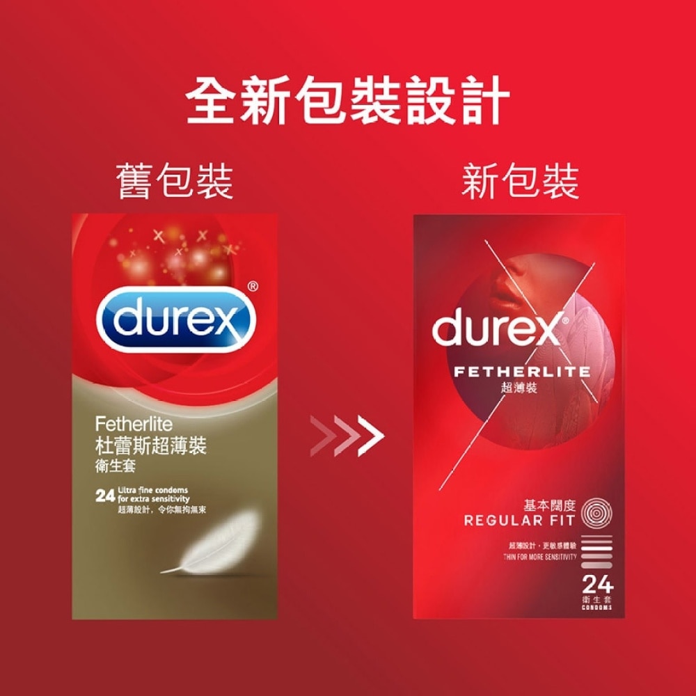 Durex Fetherlite Condom 24s