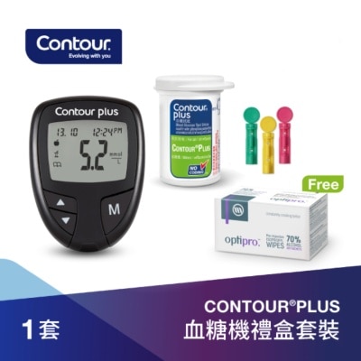 CONTOUR CONTOUR® PLUS 血糖机礼盒套装(附送赠品)