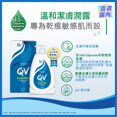 QV 溫和潔膚潤露1公斤