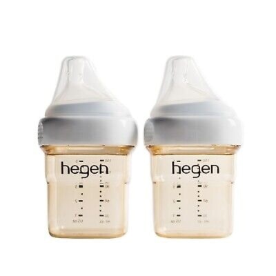 HEGEN PCTO™ PPSU多功能寬口奶瓶 150ml / 5oz (2支裝) 白色