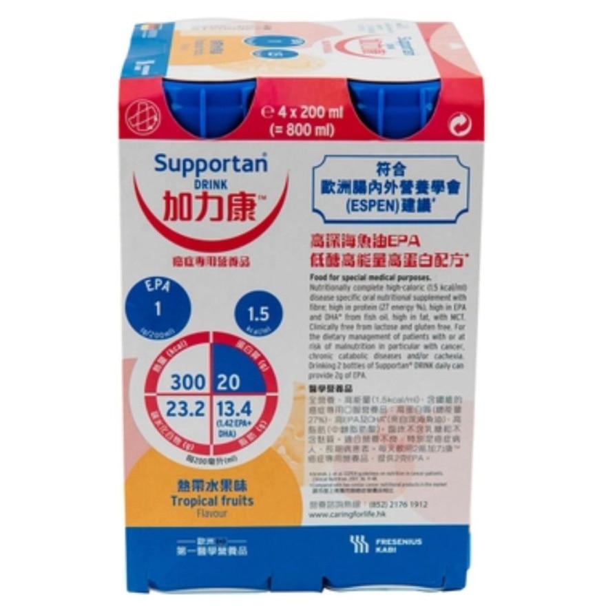 Supportan® Drink 200ml x4 (Tropical Fruits Flavour)