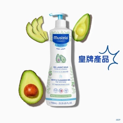 MUSTELA 髮膚沐浴啫喱  750 毫升