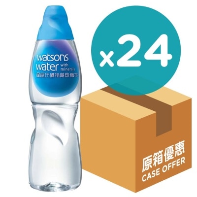 WATSONS WATER Water With Minerals (Case) (800ml X 24 Bottles)