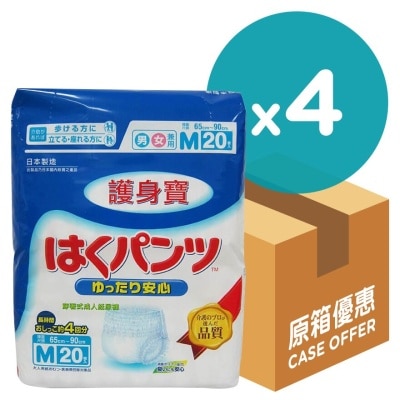 護身寶 - 護身寶成人紙尿褲中碼20片X4(批量優惠)
