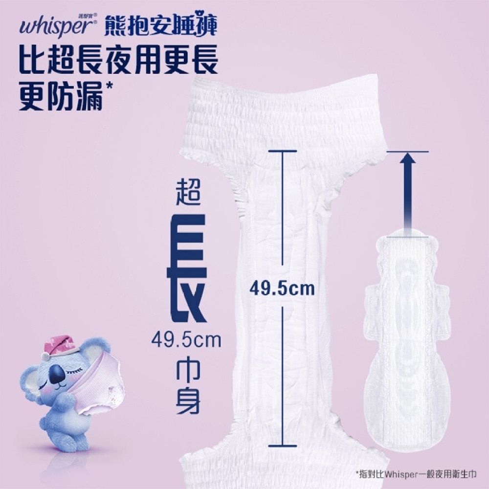 [5 pcs combo set] Whisper KOALA Pants L (4pcs)
