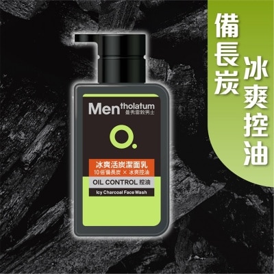 MENTHOLATUM MENTHOLATUM MEN ICY CHARCOAL FACE WASH  150ML