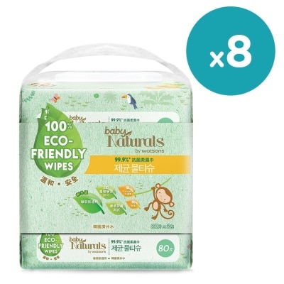 WATSONS [Case Offer] ECO ANTIBACTERIAL BABY WIPES (12Packs)