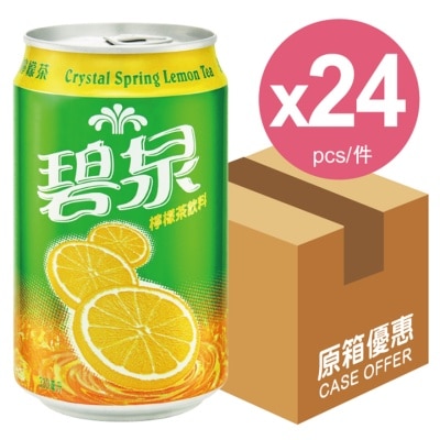 CRYSTAL SPRING 檸檬茶飲品 (330毫升 x 24)