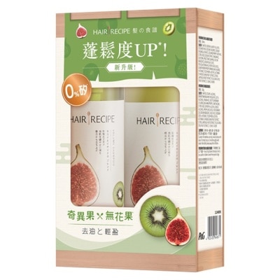 HAIR RECIPE Hair Recipe奇異果X無花果清爽營養洗護髮套裝 530毫升 + 530克