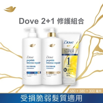 多芬深層修護洗髮套裝