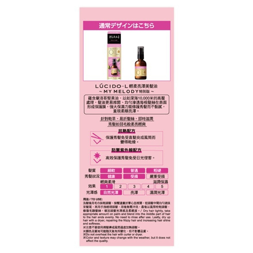 LUCIDO-L Hair treatment oil