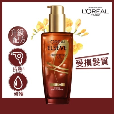 L'OREAL PARIS 昇華修護髮精華油 密集修護 (受損髮質適用) 100毫升 [日本熱賣髮尾油]