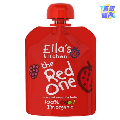 艾拉廚房 Ella's Kitchen 有機紅色雜果蓉 90克