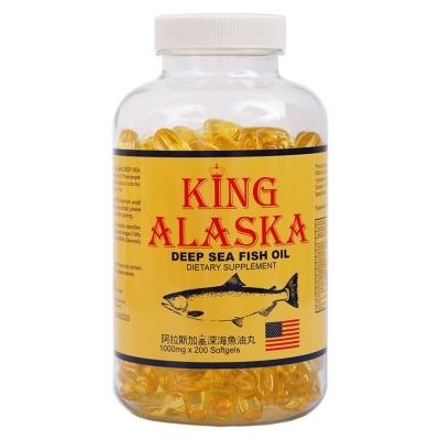 KIWI HOUSE King Alaska Deep Sea Fish Oil Softgel 200s