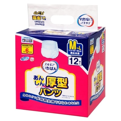 一級幫 - 一級幫成人紙尿褲 - 金裝中碼 (12片)