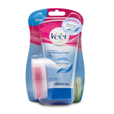 VEET Veet Naturals In Shower Hair Removal Cream (Sensitive Skin) 150ml