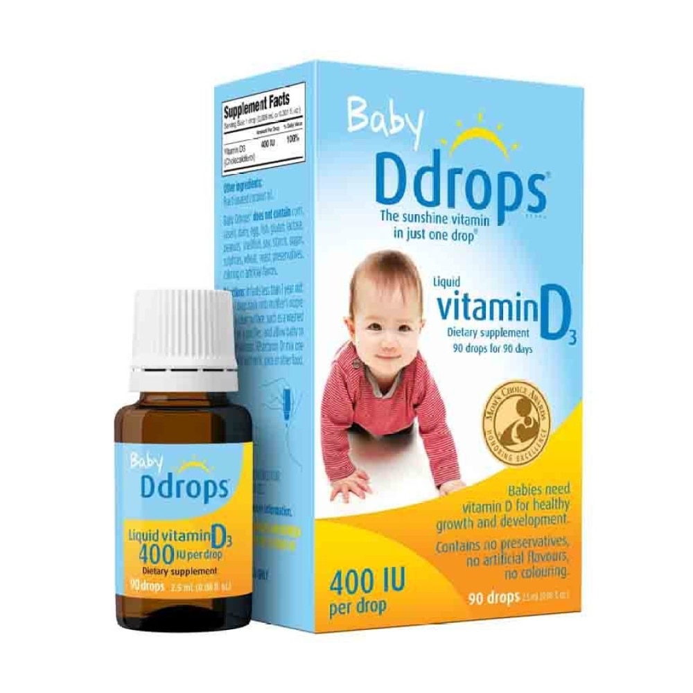 Ddrops Baby Liquid Vitamin D3 2.5ml