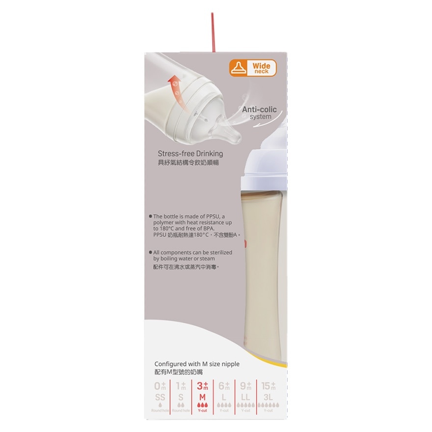 PPSU NURSING BOTTLE PLUS 240ML