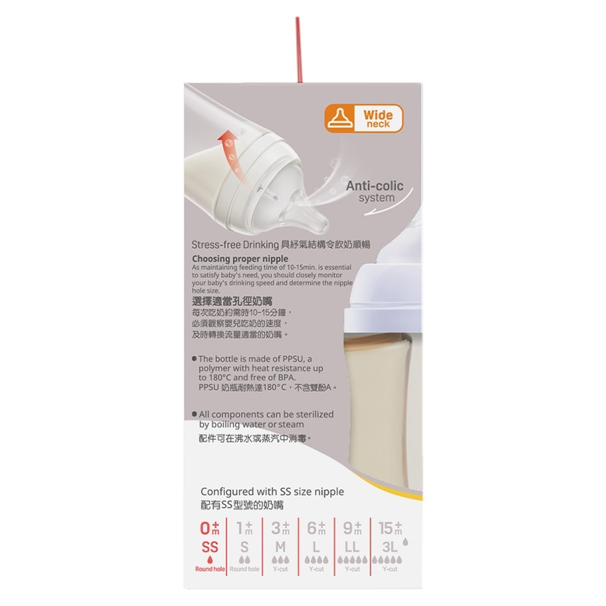 PPSU NURSING BOTTLE PLUS 160ML