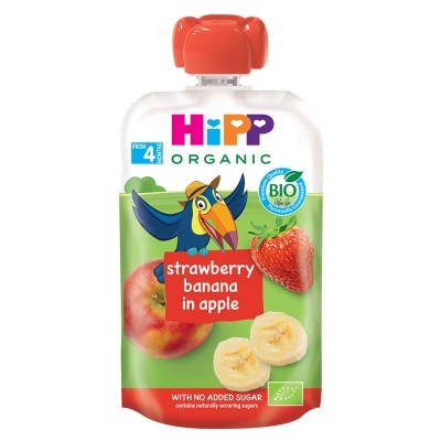 HIPP HiPP Organic Strawberry Banana in Apple  (100g)