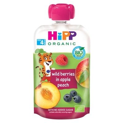 HIPP HIPP ORGANIC WILD BERRIES IN APPLE PEACH