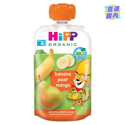 喜寶 HiPP喜寶有機香蕉洋梨芒果唧唧裝