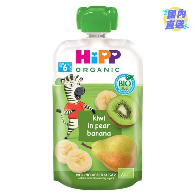 喜宝 HiPP 喜宝有机奇异果洋梨香蕉唧唧装 100克