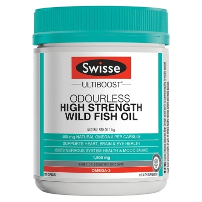SWISSE - Swisse Ultiboost 无腥味高浓度野生鱼油 200粒装