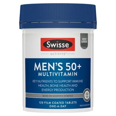 SWISSE - Swisse Men’s Ultivite 50+ Multivitamin 120 Tablets