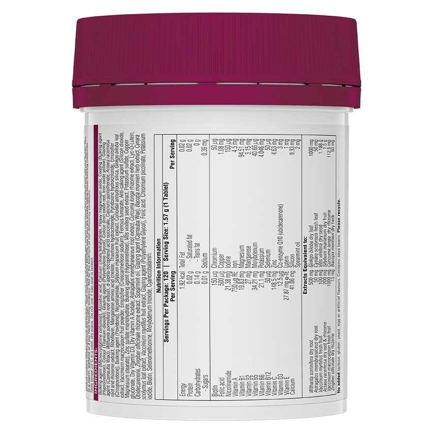 Swisse Ultivite 50+女性多元维他命 120片
